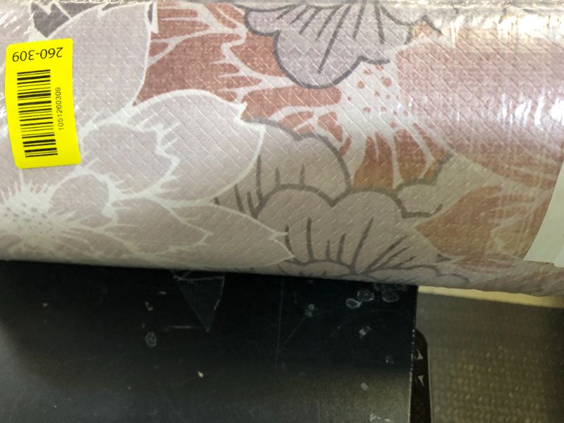 Photo 1 of GENIMO Kitchen Mats for Floor, Kitchen Rugs Non Slip Washable Sets of 2, Waterproof Cushioned Anti Fatigue Mat, Floral Runner Rug for Laundry, Sink, Office, Home, 17.3"x47"+17.3"x30", Taupe Grey