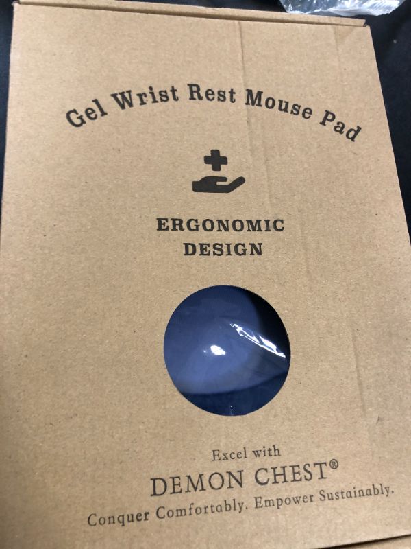 Photo 1 of ErgoFlow Gel Wrist Rest Mouse Pad - Ergonomic Cushion for Desk, Cute Aesthetic Computer Decor for Women; Small Mousepad Mat&Laptop Pads - Office Home Support&Ergo Accessories Supplies(05Midnight Wave)