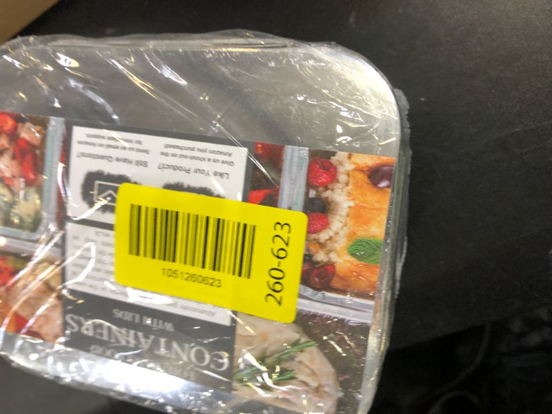 Photo 1 of 1 Lb Small Aluminum Pans with Lids(40 Pack - 5"×4") Tin Foil Pans Disposable Cookware- Cardboard Lids, for Cooking Baking Party Meal,Takeout Trays - To Go Disposable Food Container