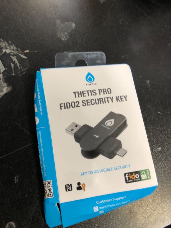 Photo 1 of Thetis Pro FIDO2 Security Key, Two Factor Authentication NFC Security Key FIDO 2.0, Dual USB A Ports & Type C for Multi layered Protection (HOTP) in Windows/MacOS/Linux, Gmail, Facebook,Dropbox,Github
