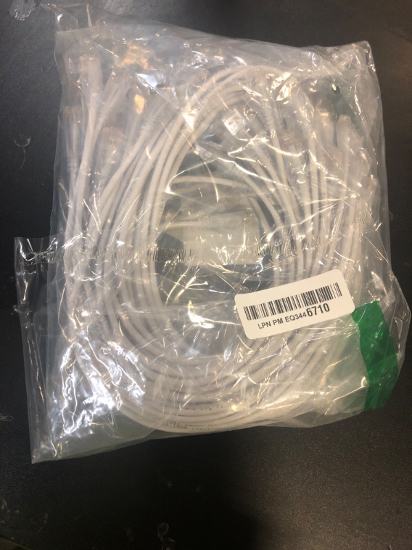 Photo 1 of Sokqovt Cat6a Patch Cables Slim 3ft (24 Pack), Flexible Cat6 Ethernet Patch Cable 10G 550MHZ, 28AWG Pure Copper Cat6 Patch Cable for Network Cabinet, Cat 6 Patch Cable White