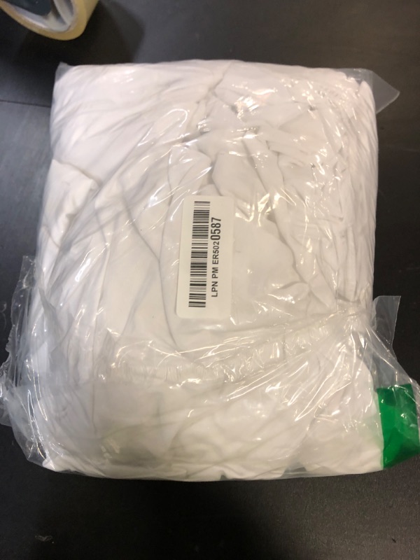 Photo 1 of Litanika White Comforter Set Queen Size, 3 Pieces Lightweight Solid Bedding Comforter Set, All Season Fluffy Bed Set (90x90In Comforter & 2 Pillowcases)