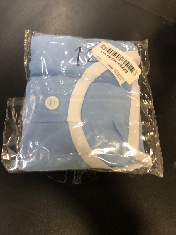 Photo 1 of WEEOATAR Hospital Gown Disability Aids for Kid Post Surgery Clothing, Full Open, Easy to Wear with Magic Stickers, Incontinence Clothing for Boys and Girls (Blue, 120cm/47.2in)
