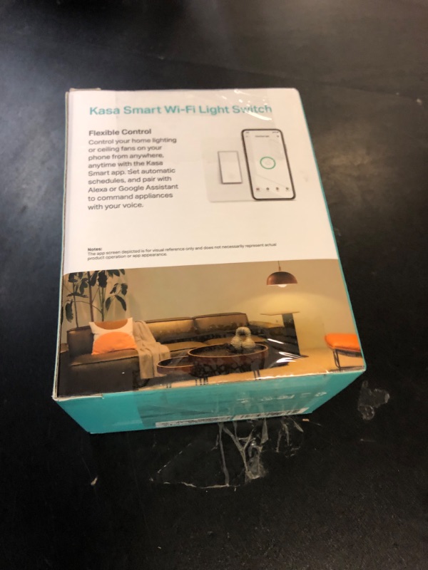 Photo 1 of Kasa Smart Light Switch HS200P3, Single Pole, Needs Neutral Wire, 2.4GHz Wi-Fi Light Switch Works with Alexa and Google Home, UL Certified, No Hub Required, 3-Pack , White