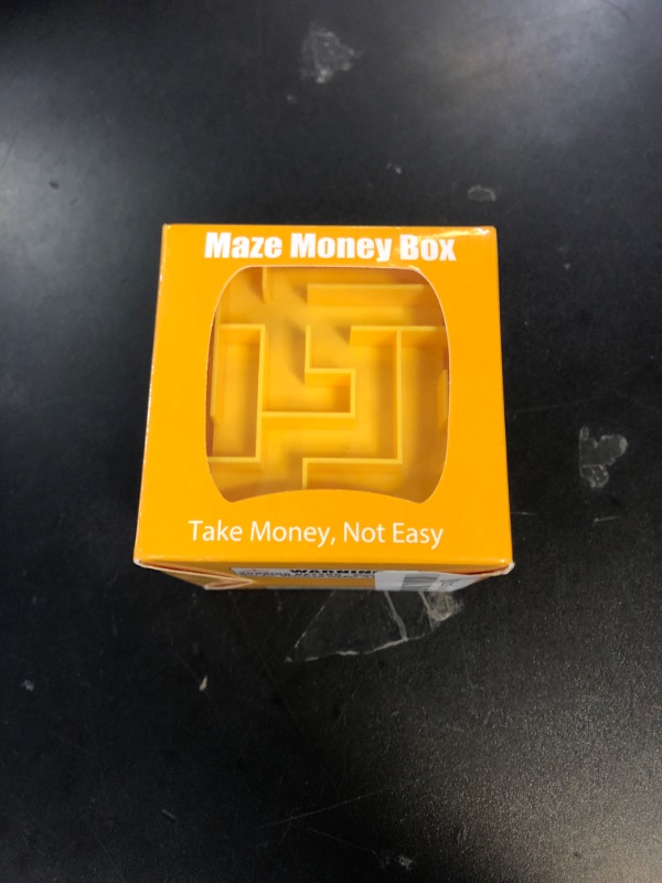 Photo 1 of Trekbest Money Maze Puzzle Box - A Fun Unique Way to Give Gifts for Kids and Adults (Yellow)