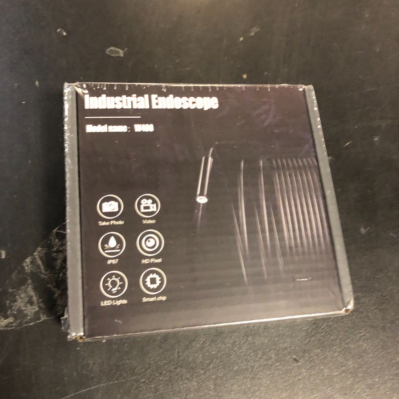 Photo 1 of Endoscope Camera with Light,1920P HD Borescope Tools with 8 Adjustable LED Lights, Endoscope with Semi-Rigid Snake Camera, IP67 Waterproof Inspection Borescope for iOS and Android-16.4ft Dual-Lens