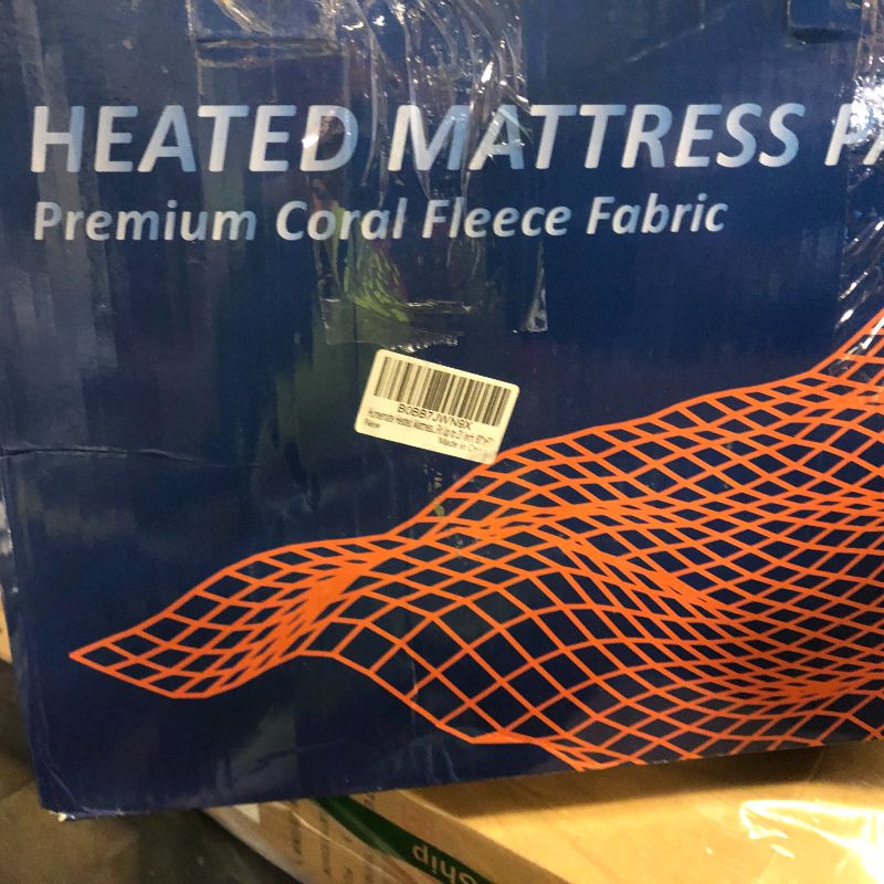 Photo 1 of Homemate Heated Mattress Pad Queen Size for Cold Sleepers, 5 Heated Setting Coral Fleece Electric Mattress Pad Queen, Bed Warmer with Dual Controller & Auto Off 10 Hours, Fit Up to 21 Inch, 80"x60"