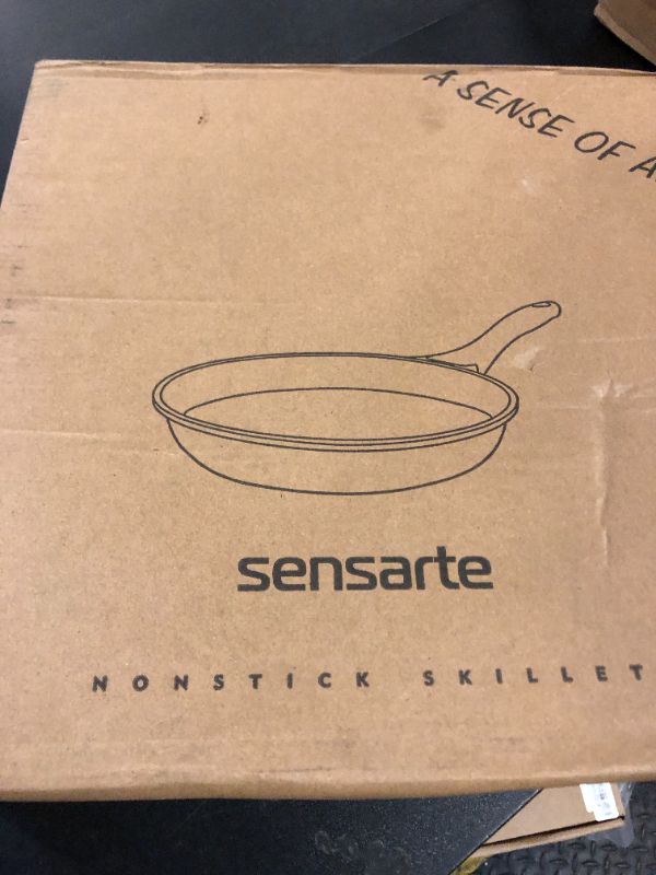 Photo 1 of SENSARTE 12.5 Inch Nonstick Frying Pan Skillet, Swiss Granite Coating Omelette Pan, Healthy Stone Cookware, PFOA Free