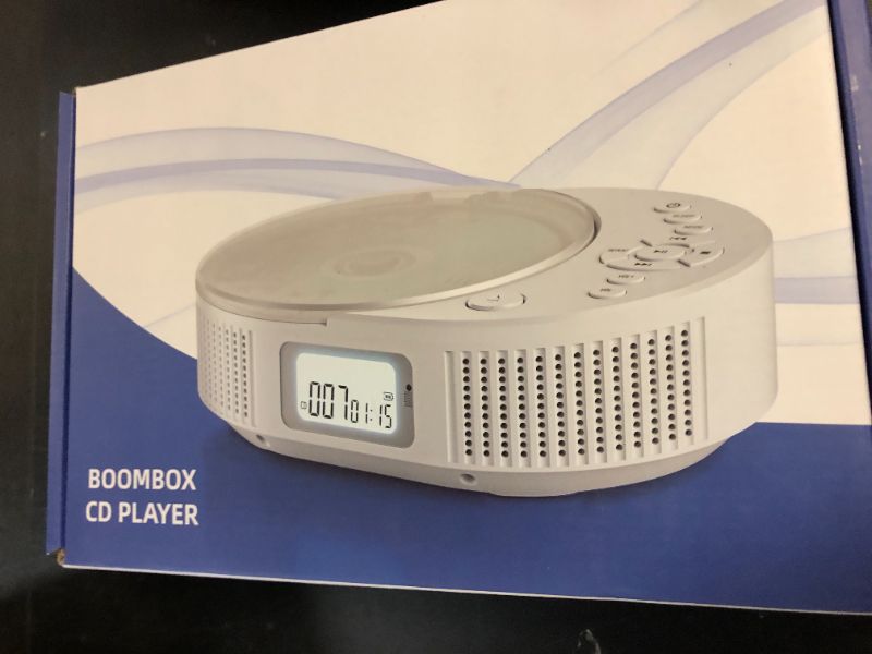Photo 1 of CD Player Portable, FELEMAN Upgraded Boombox CD Player & Bluetooth Speaker 2 in 1 Combo, Rechargeable Portable CD for Car/Home with Remote Control, FM Radio, Support AUX/USB, Headphone Jack