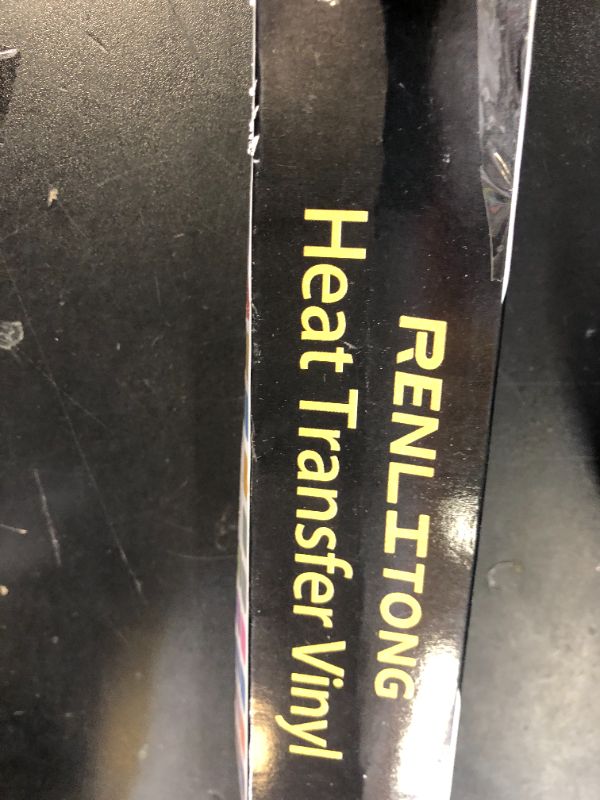 Photo 1 of RENLITONG Royal Blue HTV Iron on Vinyl 12Inch by 10ft Roll Heat Transfer Vinyl for T-Shirt HTV Rolls for All Cutter Machine - Easy to Cut & Weed for Heat Transfer Design