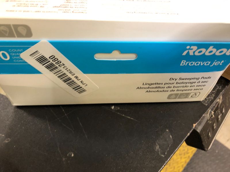 Photo 1 of iRobot Braava Authentic Replacement Parts- Braava Jet 200 Series Dry Sweeping Pads (10-Pack)