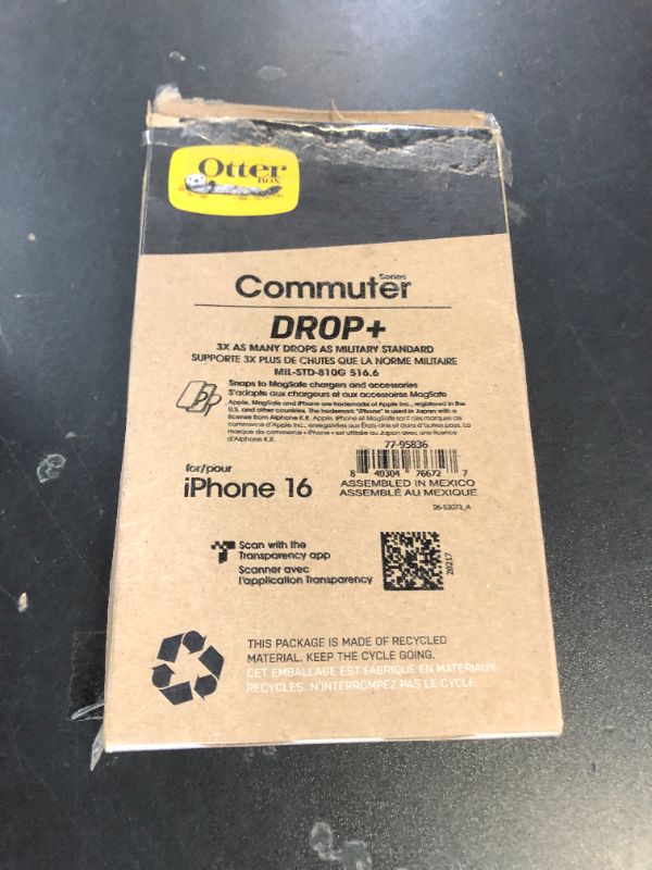 Photo 1 of OtterBox iPhone 16 Commuter Series Case - Baby Blue Jeans