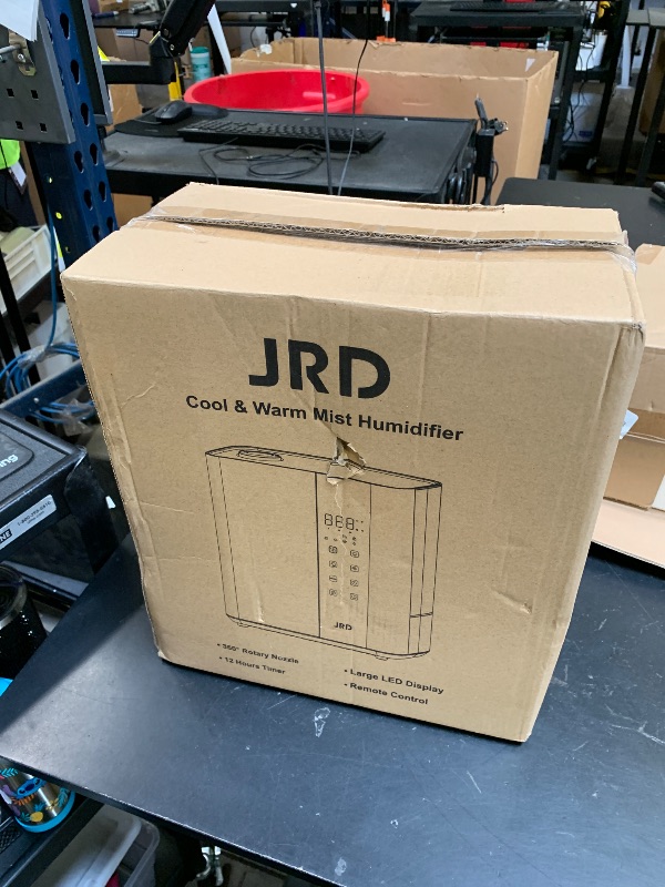 Photo 1 of JRD Smart Humidifiers for Bedroom, 5L Warm & Cool Mist Ultrasonic Air Humidifier for Large Room Home Indoor, 50Hrs Quiet Runtime for Baby, Plants, Remote Control, Auto Humidity Sensor, 12H Timer