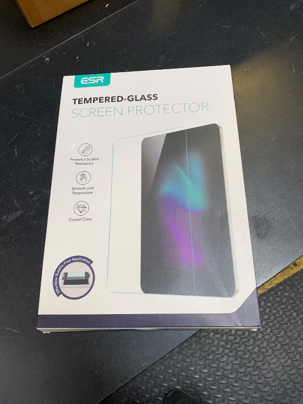 Photo 1 of ESR 2 Pack Screen Protector for iPad Air 5th/4th Generation(2022/2020), iPad Pro 11 Inch (2022/2021/2020/2018) Screen Protector, Tempered Glass Film with Easy Application Tray, Anti-Scratch, HD