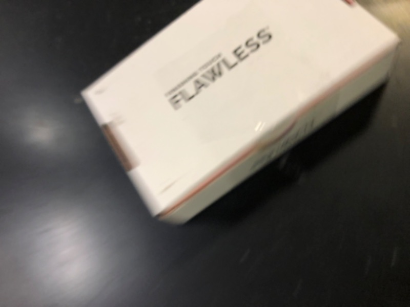 Photo 1 of Finishing Touch Flawless Facial Hair Remover for Women, Rose Gold Electric Face Razor with LED Light, Recyclable Packaging