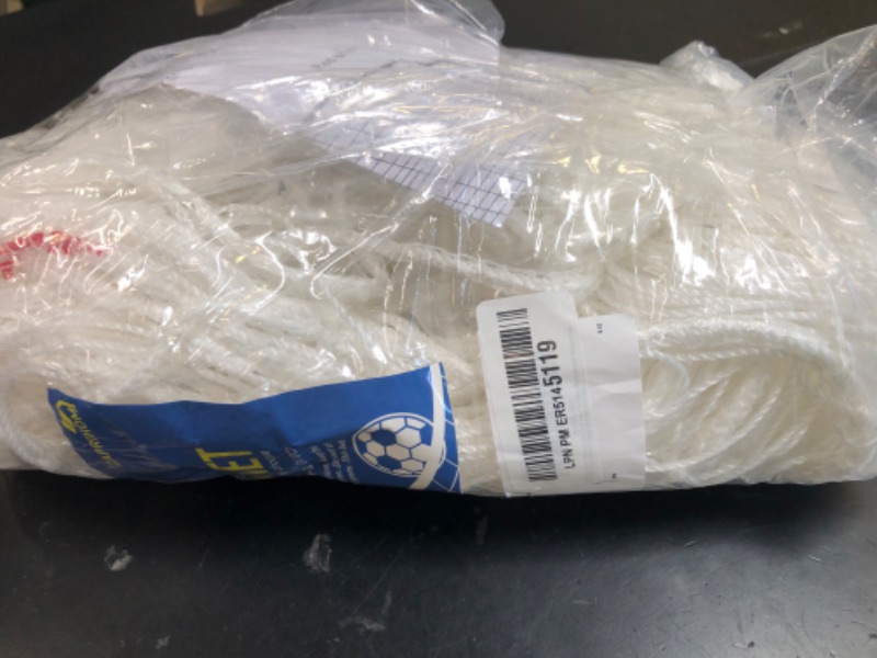 Photo 1 of Caprihom Soccer Replacement Goal Net | Full Size Replacement Soccer Net -12FTx6FT| Goal Net w/PE Bag& 26 Push-Pull Ties