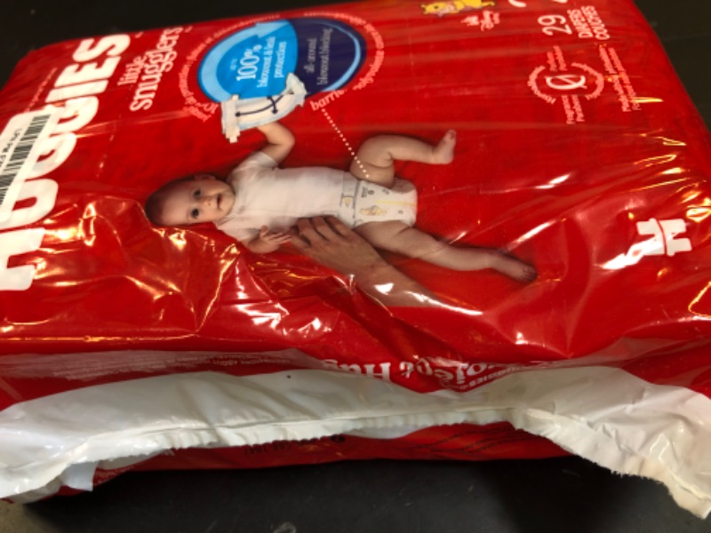 Photo 1 of Huggies Size 2 Diapers, Little Snugglers Baby Diapers, Size 2 (12-18 lbs), 29 Count, Packaging May Vary