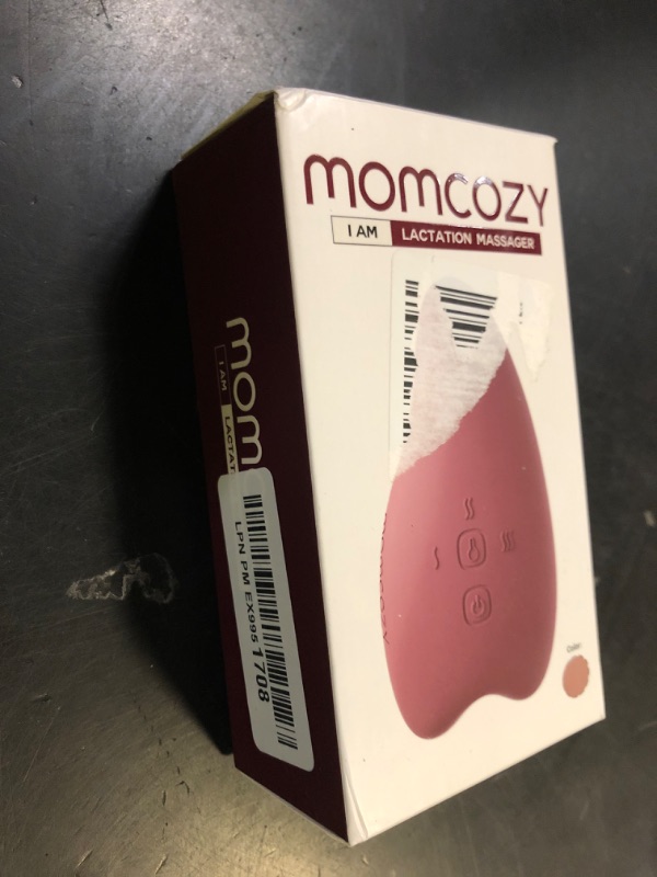 Photo 1 of Momcozy Warming Lactation Massager 2-in-1, Soft Breast Massager for Breastfeeding, Heat + Vibration Adjustable for Clogged Ducts, Improve Milk Flow, Engorgement