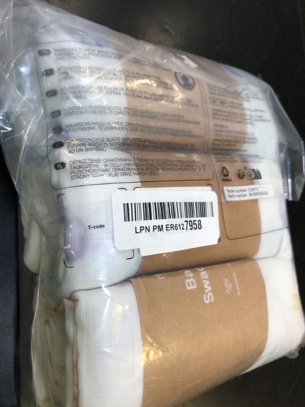 Photo 1 of Momcozy Muslin Best Wishes Swaddle Blankets, Ultra Soft Neutral Registry Essentials, Whispering Bears & Elephants, Breathable Large 47'' x 47'' Newborn Boys Girls Receiving Blanket