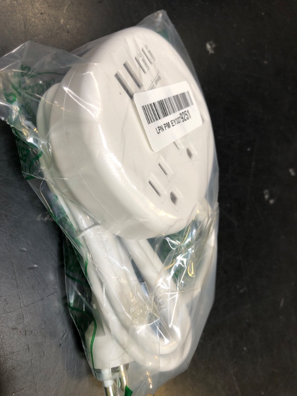 Photo 1 of Thailand Power Adapter, Thailand Plug Adapter with 3 American Outlets 4 USB Ports (2 USB-C) Total 24W, Type O Plug Adapter for USA to Thailand, 4FT