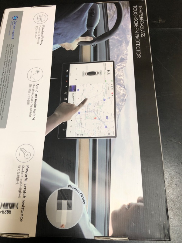 Photo 1 of ESR Tempered Glass Screen Protector for Tesla Model Y (2025-2020), Tesla Model 3 (2023-2017), 15'' Touchscreen Protector, 9H Glass Matte Film Accessories with Alignment Kit, Anti Glare, Bubble Free