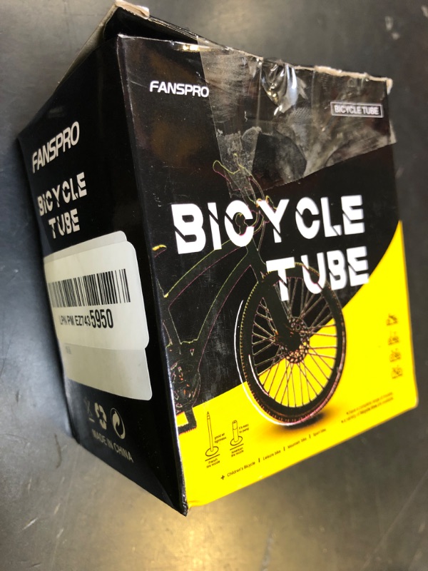Photo 1 of FANSPRO 2 Pack 700 x 23-25c Road Bike Inner Tubes, 60mm Presta Valve Premium Quality Butyl Inner Tube with 2 Tire Levers