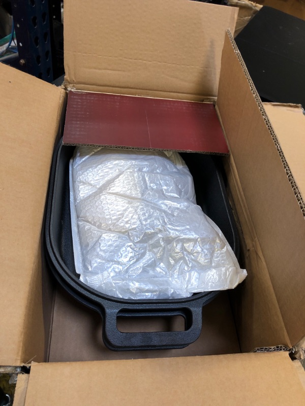 Photo 1 of Cloche Loaf Dutch Oven, Pre-Seasoned, 7.4QT, 15 LBS Heavy Duty, Non-Stick, Large Bread Loaf Pan, Oval Cast Iron Bread Pan With Lid, Cloche Homemade Loaf Pan, Sourdough Artisan Bread Baking Pan