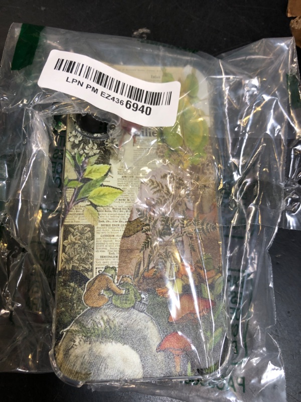 Photo 1 of Vusbvelnot Vintage Toad and Frog Aesthetic Case Compatible with iPhone 16, Cottagecore Nature Plants Case for iPhone 16, Cool TPU Bumper Phone Case Cover