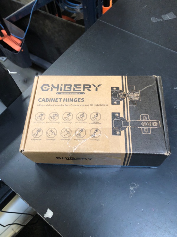 Photo 1 of Chibery 10 Pack 1-1/4" Overlay 3D Soft Close Concealed Hinge for Face Frame Door, Smooth Slow Self Closing Hinges, Satin Nickel, Hidden 105° Open Angle Stainless Steel Hinge for Kitchen Cabinet Door