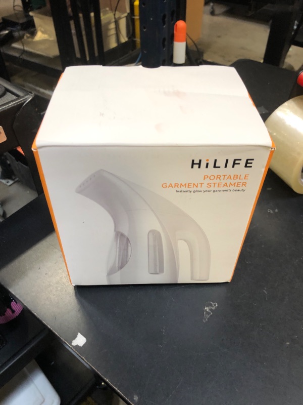 Photo 1 of HiLIFE Steamer for Clothes, Portable Handheld Design, 240ml Big Capacity, 700W, Strong Penetrating Steam, Removes Wrinkle, for Home, Office(ONLY FOR 120V)-Black