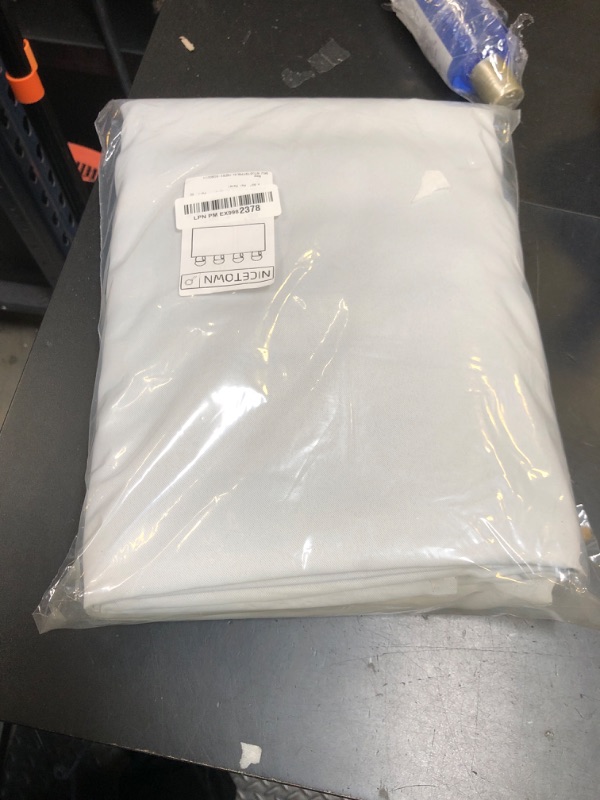Photo 1 of NICETOWN Blackout Curtain Liners for Sheer Curtains, Cold Heat Light Noise Blocking Liners with Rings: Easy to Open and Closed, Thermal Liners for 84 inches Long Curtains, 1 Pair, 50" x 80" Per Panel