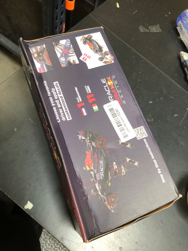 Photo 1 of LUPPA Formula 1 RB Model Kit - 1:18 Scale Racing F1 RB19 Model Inspired by Checo Pérez & Max Verstappen Building kit, Collectible diecast, 140 Pieces