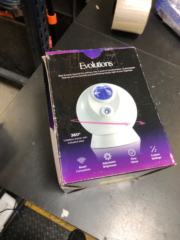 Photo 1 of BlissLights Sky Lite Evolve - Star Projector, Galaxy Projector, LED Nebula Lighting, WiFi App, for Meditation, Relaxation, Gaming Room, Home Theater, and Bedroom Night Light Gift (Blue Stars)