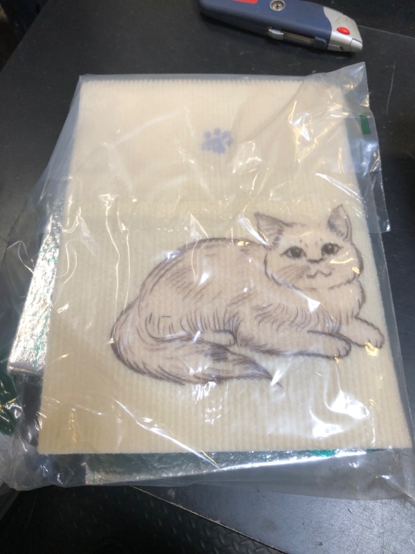 Photo 1 of Eunice Cat Scratching Mat 78.7"x15.5", Self-Adhesive Cat Scratch Pad,Trimmable Replacement Cat Climbing Wall,DIY Furniture Protector from Claws Scratching?Khaki?