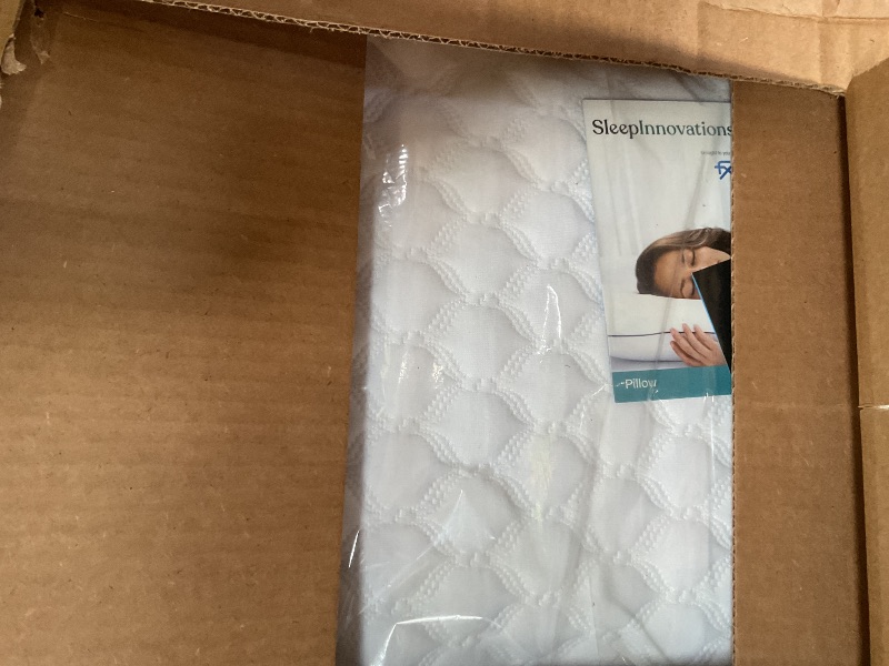Photo 1 of Sleep Innovations Versacurve Curved Memory Foam Pillow, Standard Size, Therapeutic for Neck and Shoulder, Side, Stomach, and Back Sleepers, Medium Support