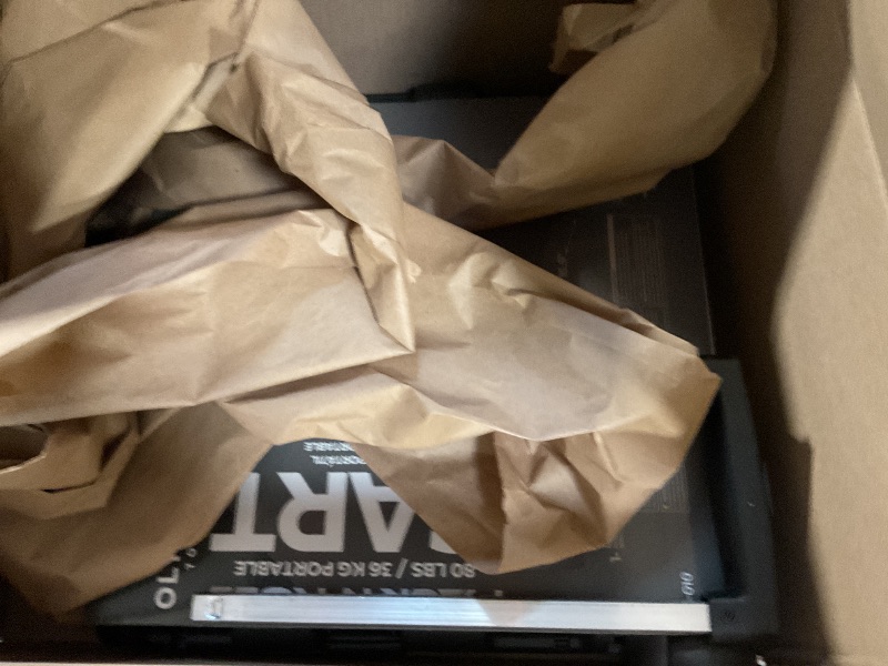 Photo 1 of ***FOR PARTS/HANDLE IS BROKEN*** Olympia Tools 85-010 Grand Pack-N-Roll Portable Tools Carrier with Telescopic Handle, 80 Lb. Load Capacity, Black