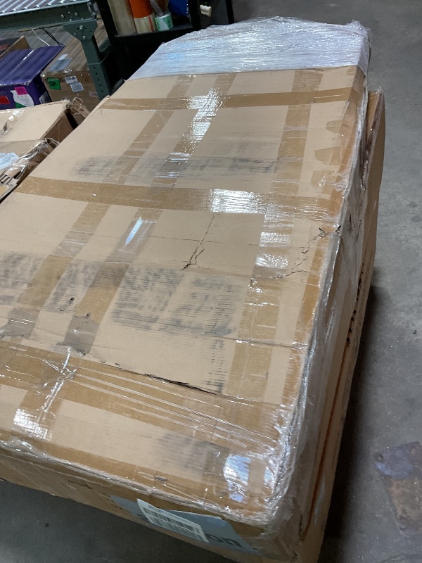 Photo 1 of ***FOR PARTS NOLY/ DAMAGED**** 48" Work Benches for Garage, Adjustable Workbench with Wheels, Drawers, Power Outlet & Rubber Wood Top, 2000LB Tool Bench Shop Table for Woodworking, Office, Home (48x24 Inch with Drawer)