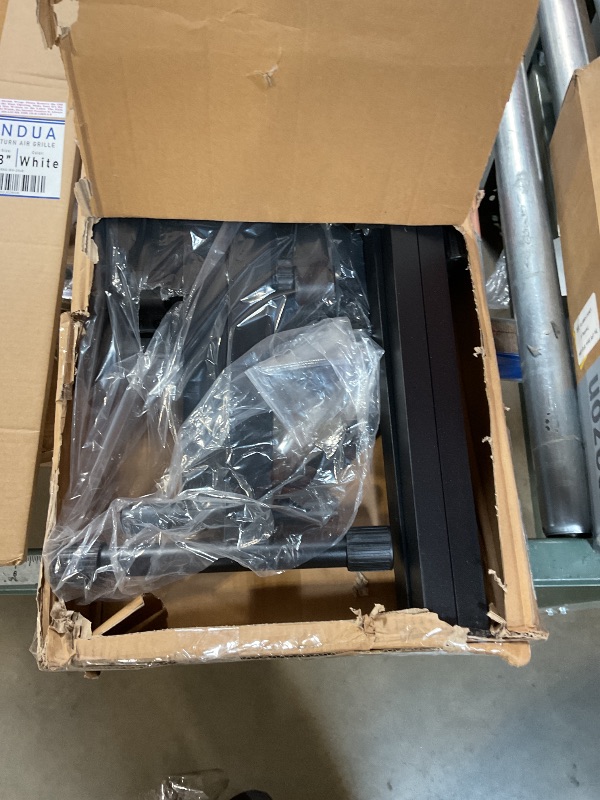 Photo 1 of ***PARTIAL SET, MISSING UNKNOWN PARTS***Bazayona Keyboard Stand Piano Bench Set, Double X Adjustable Keyboard Stand Piano Stand with Lockable Straps, (Piano Keyboard Stand x 1, Piano Bench x 1), (7 Adjustable Heights), Black