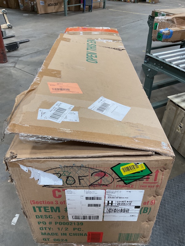 Photo 1 of **PARTIAL SET**National Tree Company Pre-Lit 'Feel Real' Artificial Giant Full Downswept Christmas Tree, Green, Douglas Fir, White Lights, Includes Stand, 12 feet