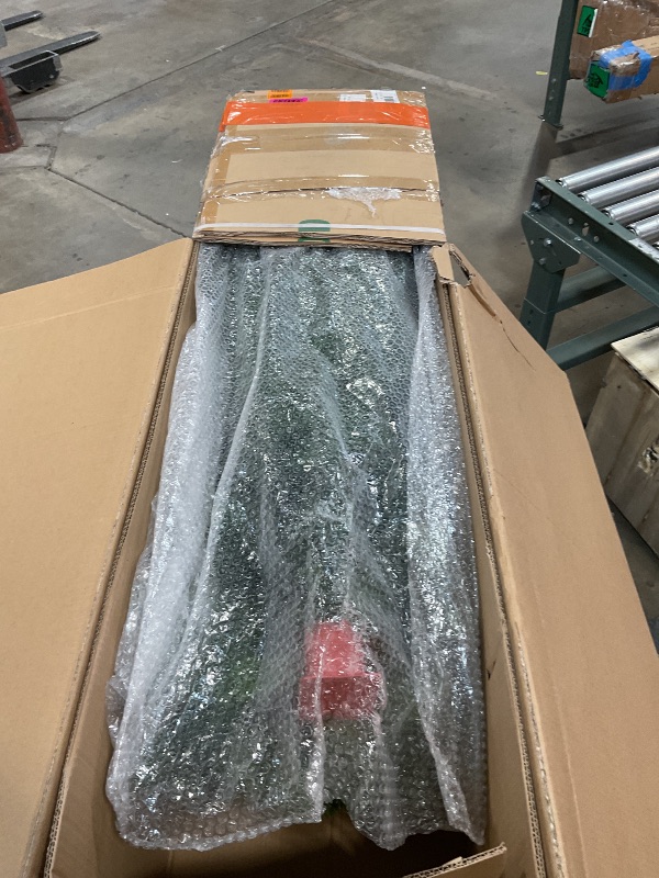 Photo 1 of **PARTIAL SET**National Tree Company Pre-Lit 'Feel Real' Artificial Giant Full Downswept Christmas Tree, Green, Douglas Fir, White Lights, Includes Stand, 12 feet