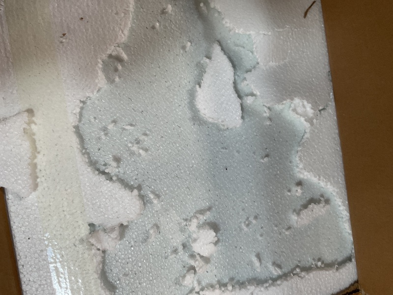 Photo 1 of [Tempered Glass] 46" x 55" Glass Chair Mat, Heavy Duty Hard Floor Mat with Round Corner and Polished Edge, Office Chair Mat for Carpet Office Home Hardwood Floor Desk