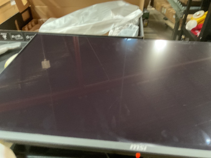 Photo 1 of ***HAS DAMAGES/ LINE ON DISPLAY WHEN POWERED ON**** MSI MPG 321URX QD-OLED, 32" 4K UHD Quantum Dot OLED Gaming Monitor, 3840 x 2160, 0.03ms, 240Hz, True Black HDR 400, 90W USB Type C, HDMI, DP Port
