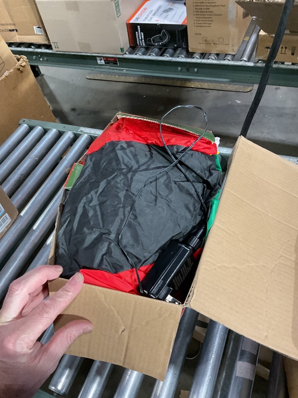 Photo 1 of 14FT Christmas Inflatable Santa Claus Outdoor Blow Up Yard Decorations,Giant Outside Standing Waterproof Smiling Santa Claus with Gift Bags,Built-in LEDs for Xmas Holiday Party Yard Garden Lawn Decor