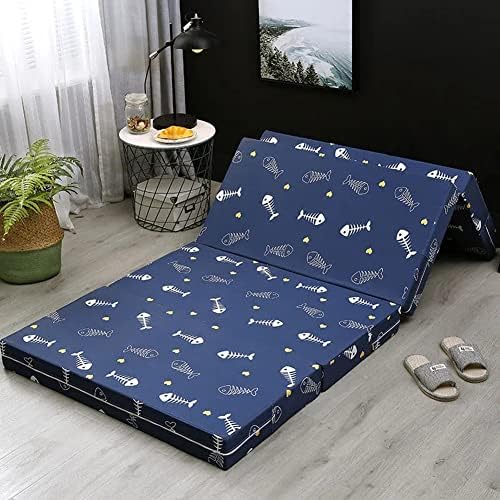 Photo 1 of ** REFER TO NELLIS PHOTOS FOR COLOR**  Comfort Folding Mattress King,Memory Foam Guest Mattress Single,Soft Z Bed Chairbed,Fold Up Floor Mattress Thick,Travel/Nap Futon Mattress