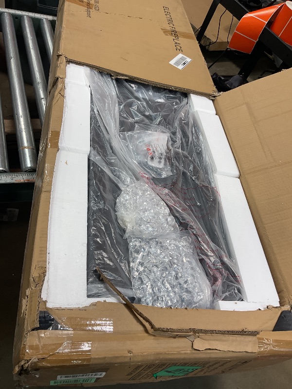 Photo 1 of **PARTS ONLY**EUHOMY 60 Inch Electric Fireplace Wall Recessed and Wall Mounted with Adjustable Flame Color, Fireplace Heater with Remote Control, Linear Fireplace with Timer, Touch Screen, Log & Crystal, 750/1500W