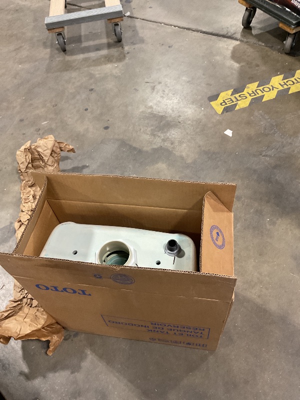 Photo 1 of **JUST BACK PIECE** TOTO Drake Two-Piece Elongated 1.6 GPF TORNADO FLUSH Toilet with CEFIONTECT, Cotton White - CST776CSG#01