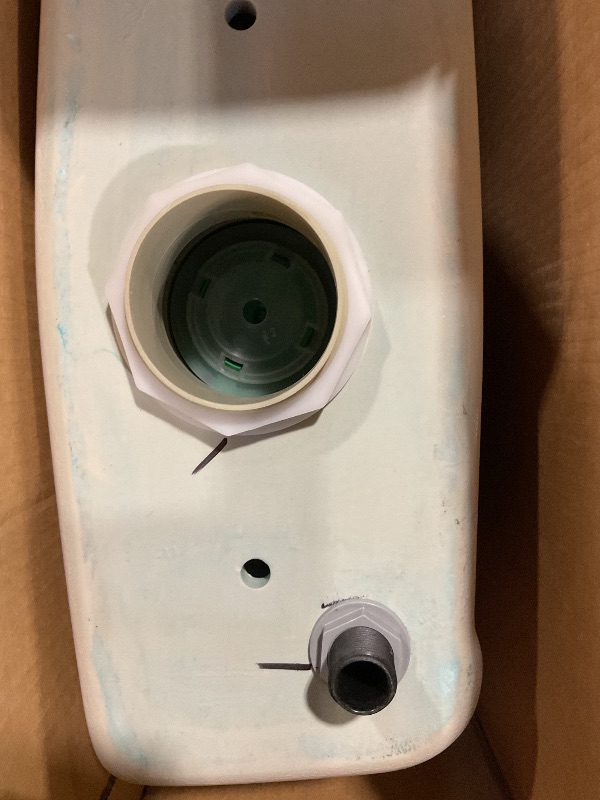 Photo 1 of **JUST BACK PIECE** TOTO Drake Two-Piece Elongated 1.6 GPF TORNADO FLUSH Toilet with CEFIONTECT, Cotton White - CST776CSG#01