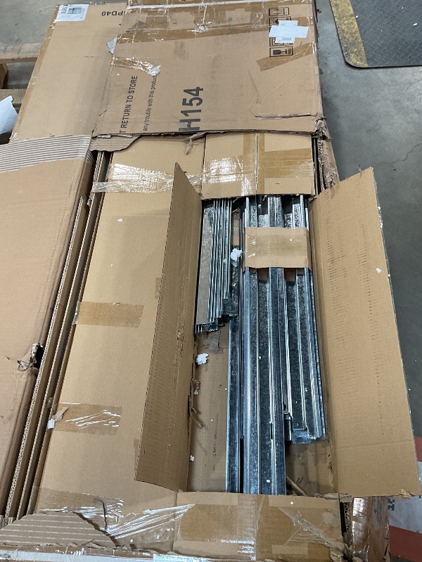 Photo 1 of *missing parts*Outdoor Storage Shed 8 X 12 FT, Large Metal Storage Sheds, with Reinforced Sloping Roo, Door Lock, Waterproof, for Backyard, Garden Patio Lawn