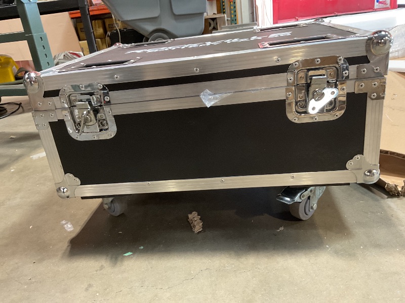 Photo 1 of **New but missing one light, so only 9 lights** Rockville BATTERY PAR PACK 50 WHITE 20W Rechargeable Wash Lights (10), RGB Color Mixing, Wireless DMX, Remote Included, for DJs and Event Lighting