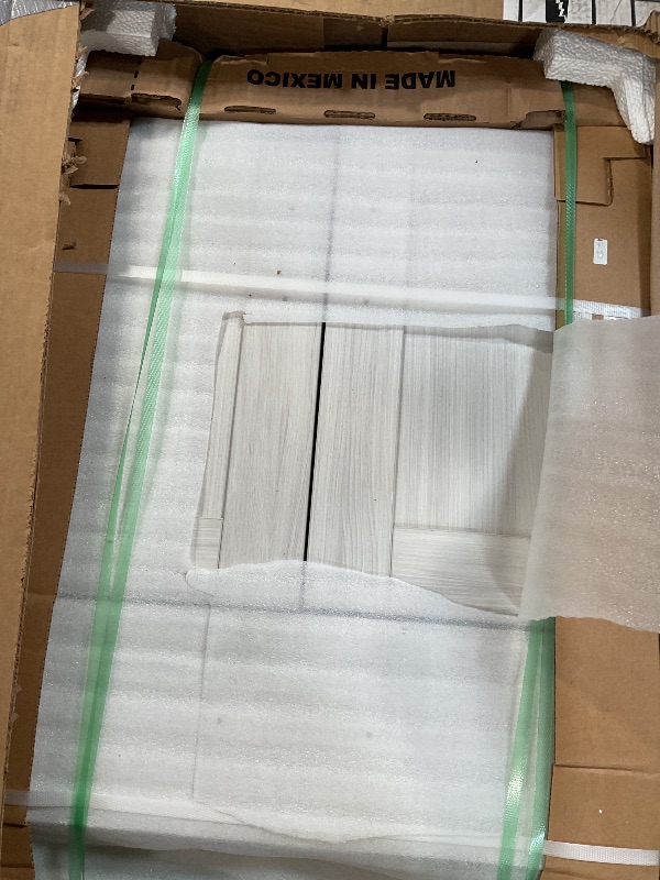 Photo 1 of ***FOR PARTS ONLY***Spring Mill Cabinets Noelani 24 Inch Bathroom Vanity with White Single Sink Top, 2-Door Cabinet, 1 Drawer, 24.5" W x 18.75" D x 32.89" H, Elm Sky